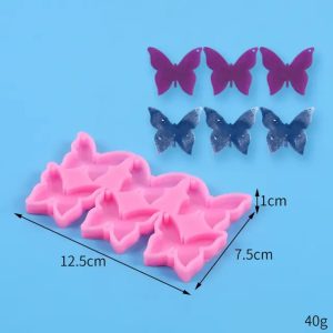 Butterfly Earing Keyholder Resin Mold